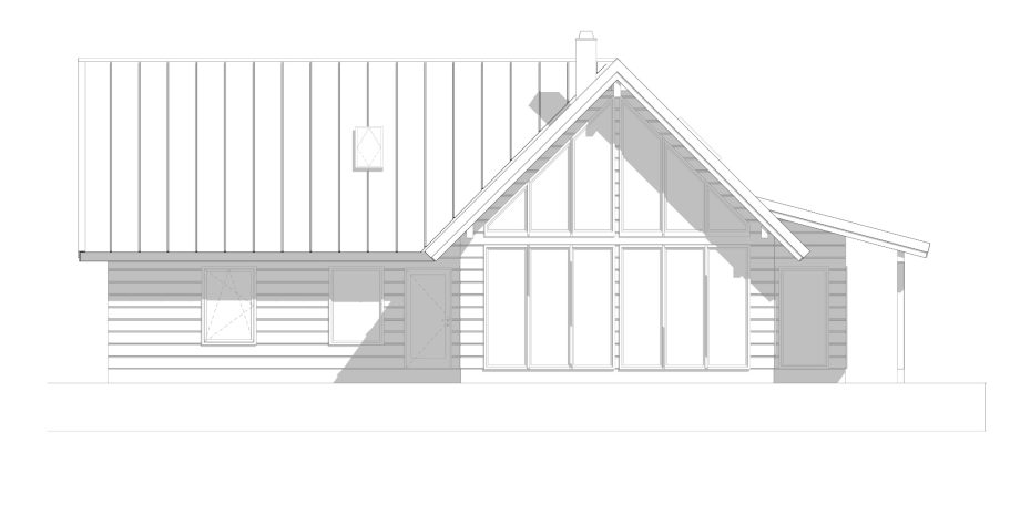 LOG CABIN ELEVATION